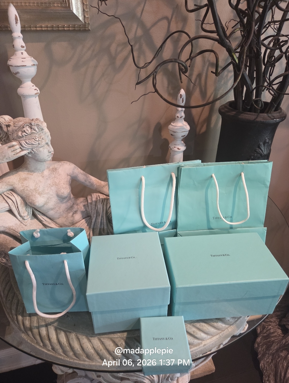 Tiffany & Co. Signature Blue Gift Boxes and Bags #7